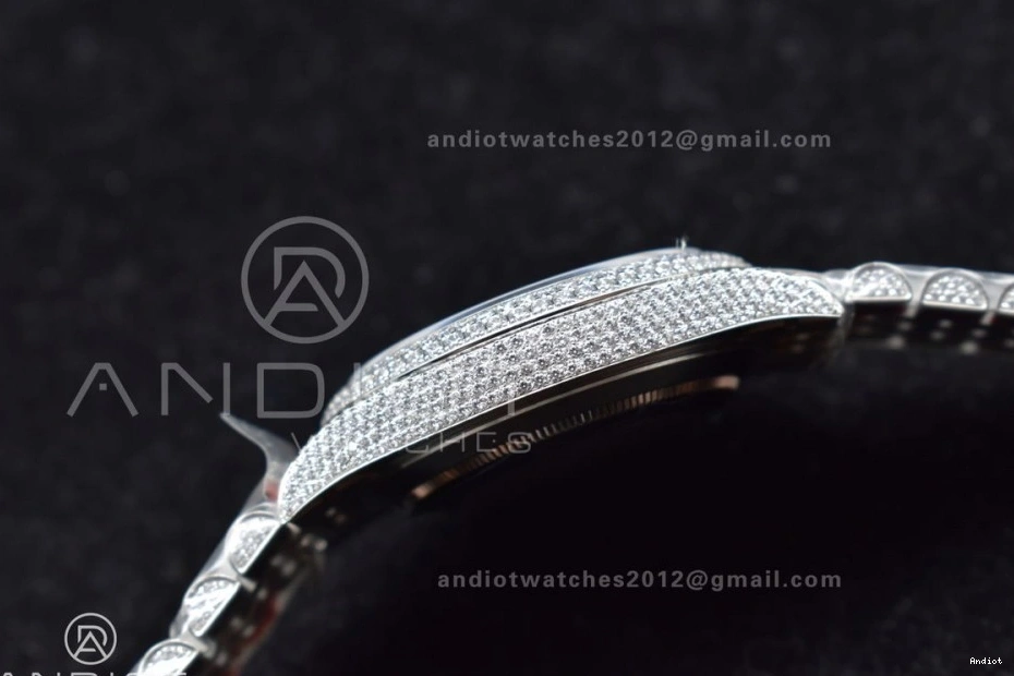 41mm Stick JDF Markers Best Version Blue DateJust Diamond 1124